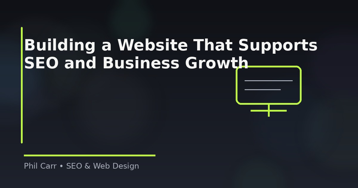 Building a Website That Supports SEO and Business Growth featured image