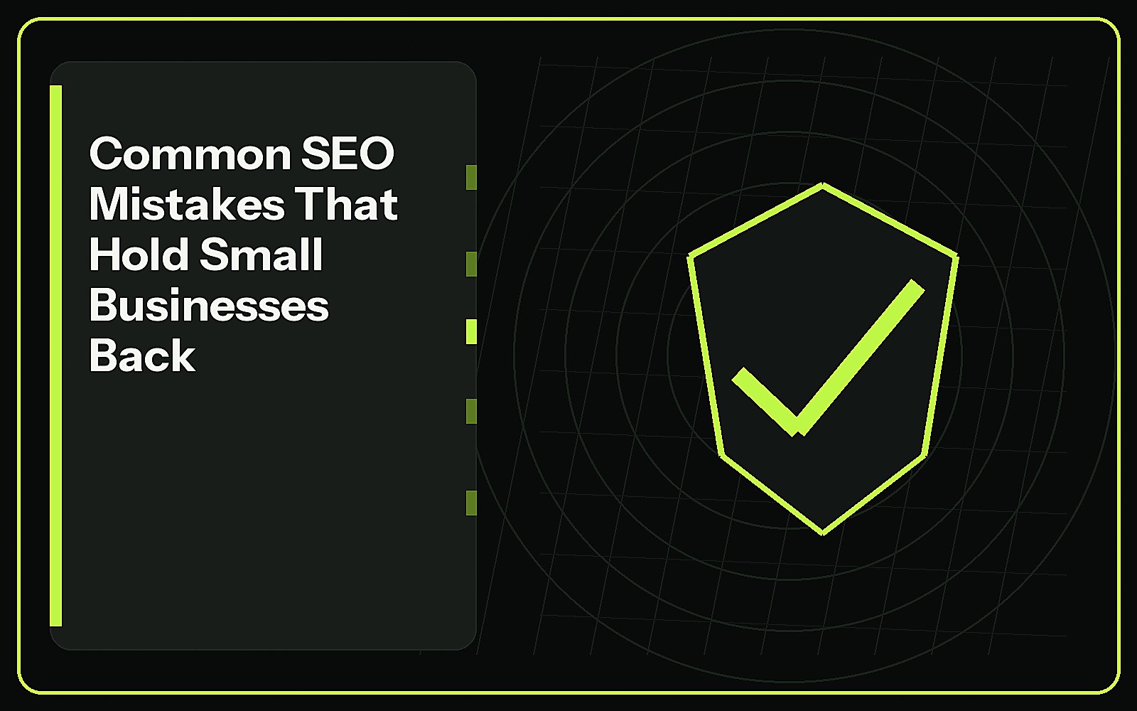 Common SEO Mistakes That Hold Small Businesses Back featured image Common SEO Mistakes That Hold Small Businesses Back featured image