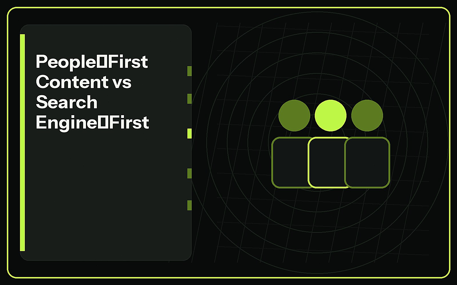 People‑First Content vs Search Engine‑First featured image People‑First Content vs Search Engine‑First featured image