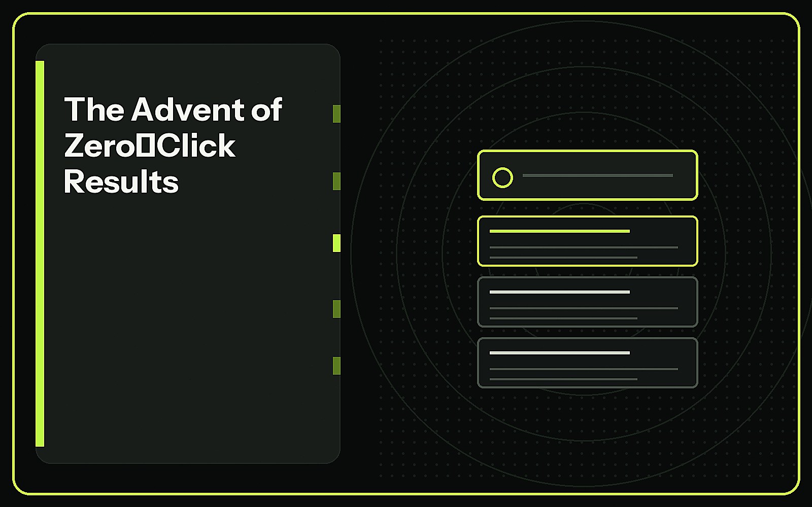 The Advent of Zero‑Click Results featured image The Advent of Zero‑Click Results featured image