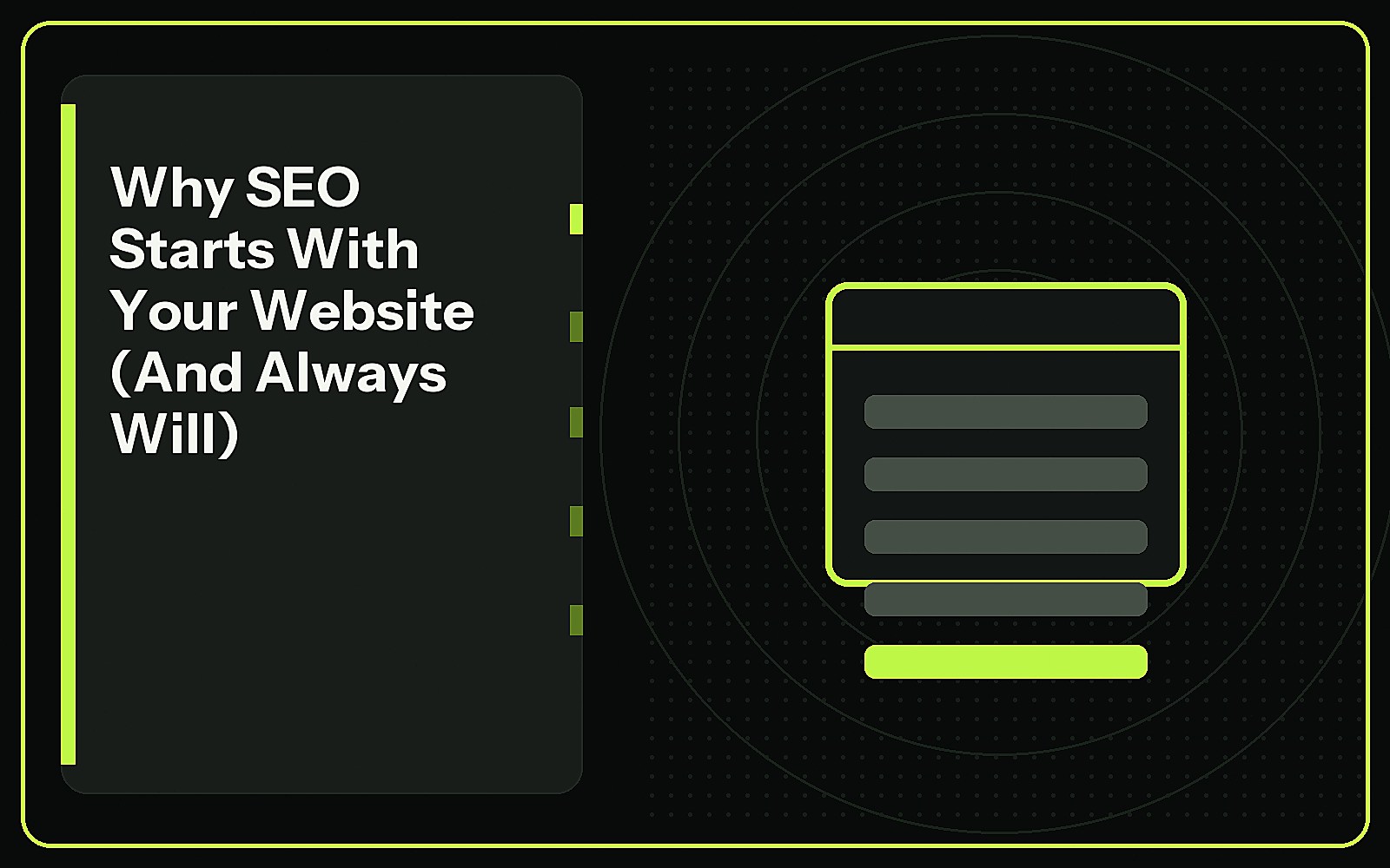 Why SEO Starts With Your Website (And Always Will) featured image