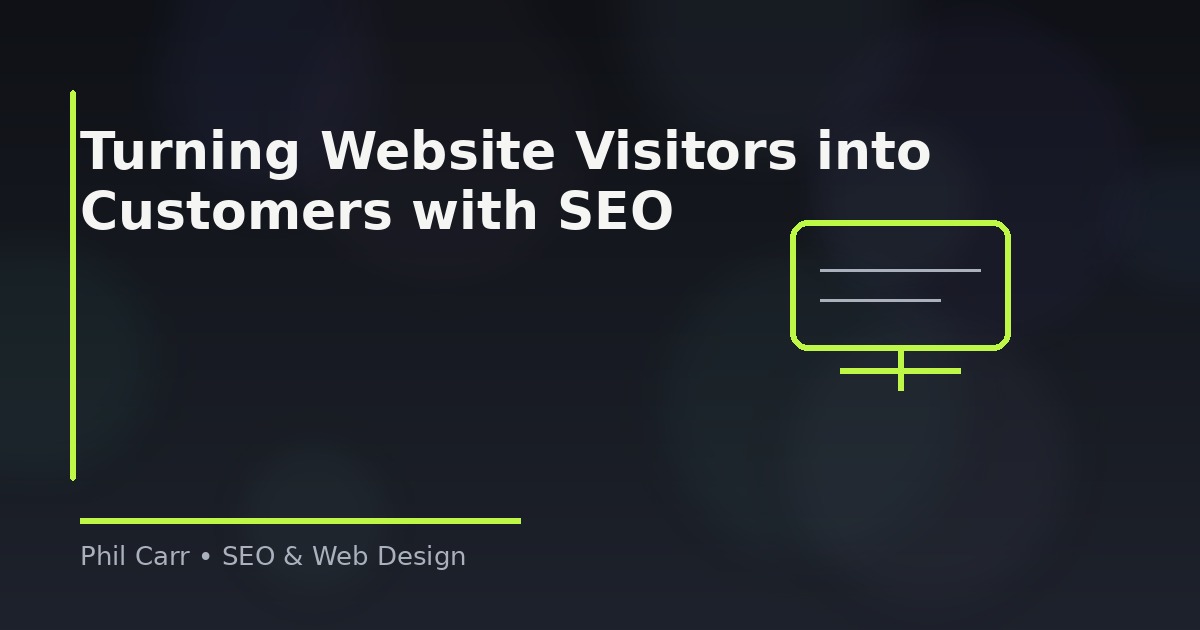 Turning Website Visitors into Customers with SEO