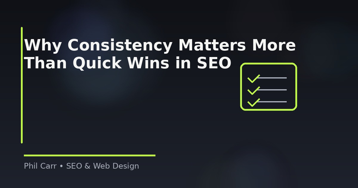 Why Consistency Matters More Than Quick Wins in SEO Why Consistency Matters More Than Quick Wins in SEO