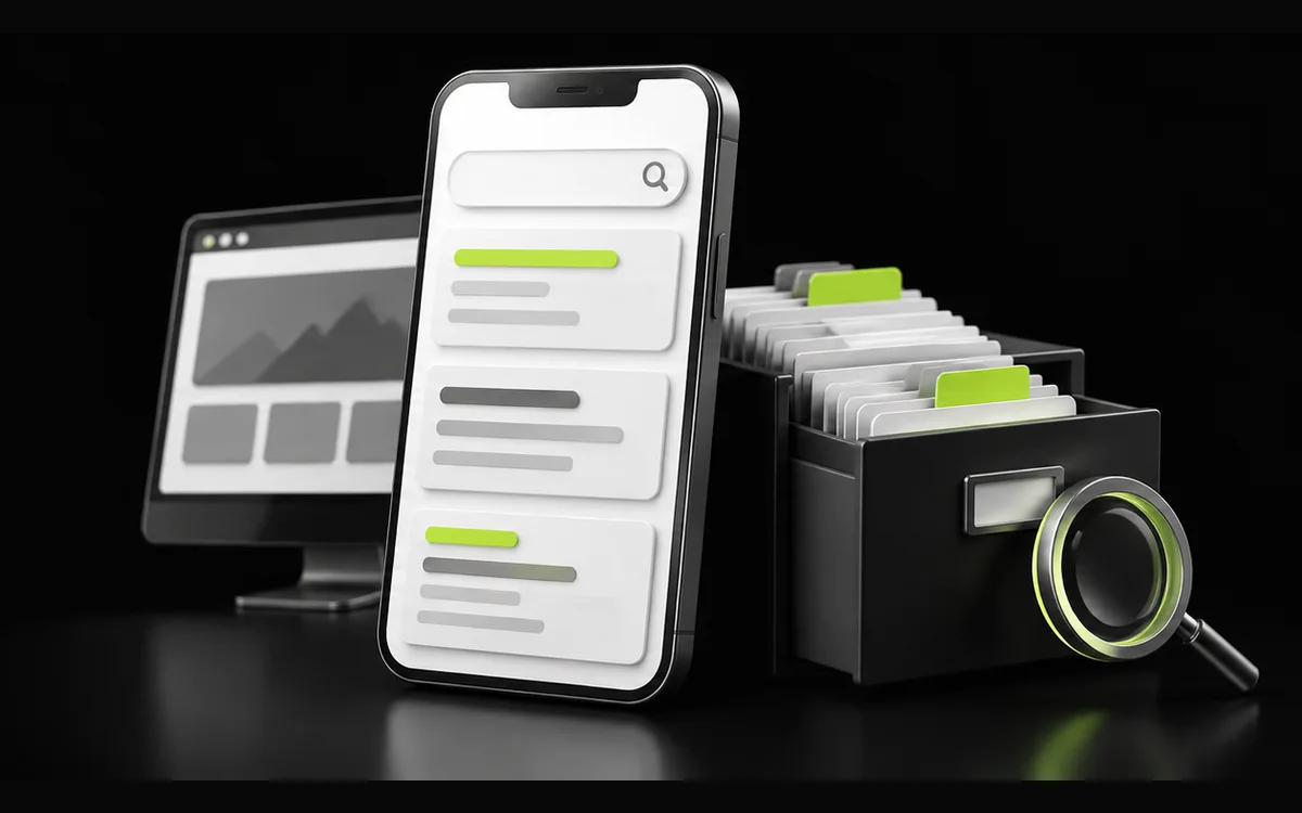Mobile website and search-index files illustrating mobile-first indexing Mobile website and search-index files illustrating mobile-first indexing