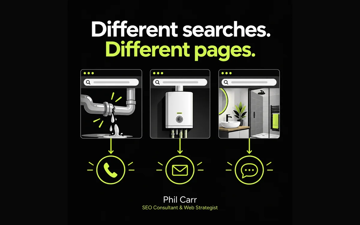 SEO for Plumbers: Emergency, Boiler and Bathroom Search Intent featured image