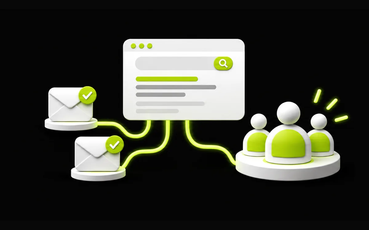Search result linked to enquiries and customers, illustrating SEO business outcomes Search result linked to enquiries and customers, illustrating SEO business outcomes